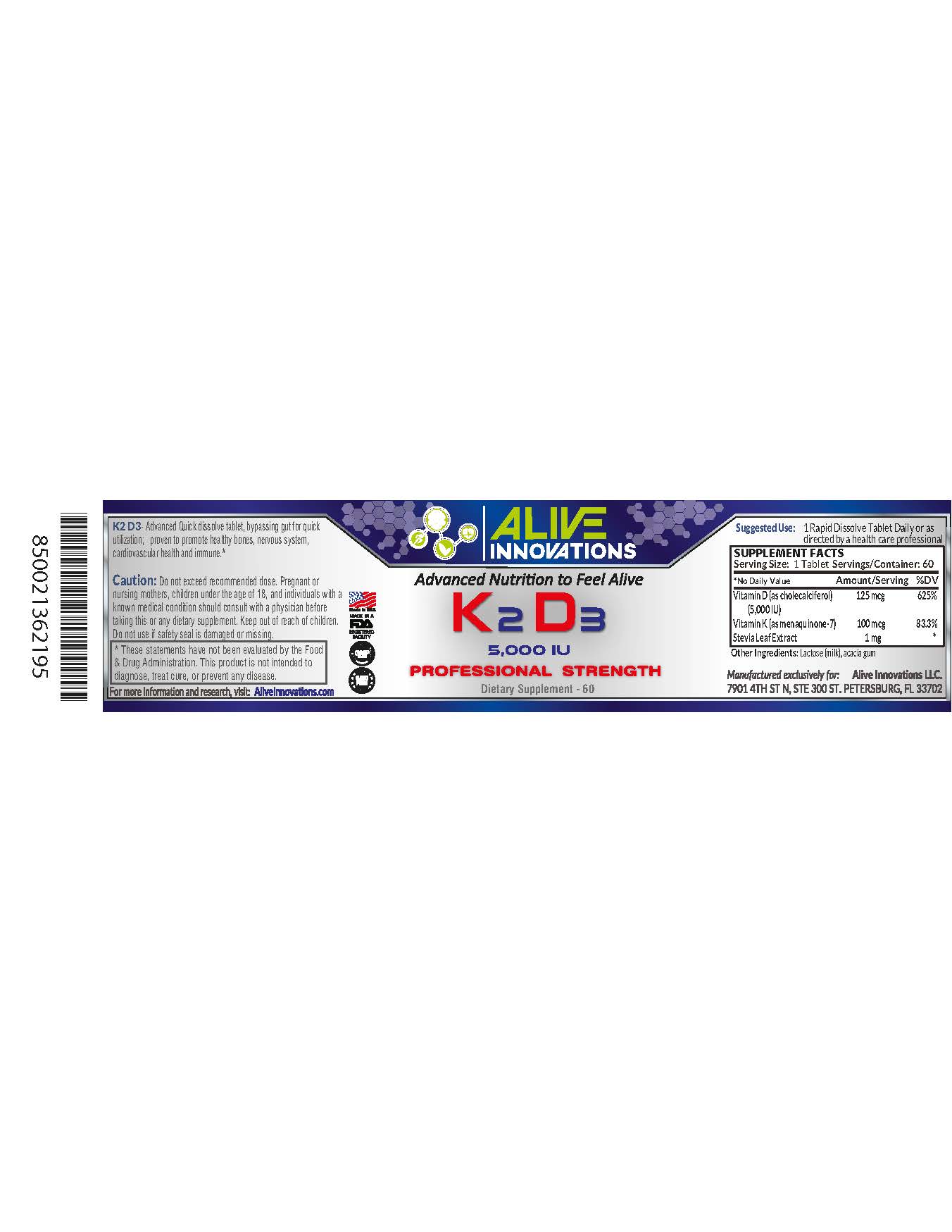 K2D3 – Bone, Heart & Immune Support Formula