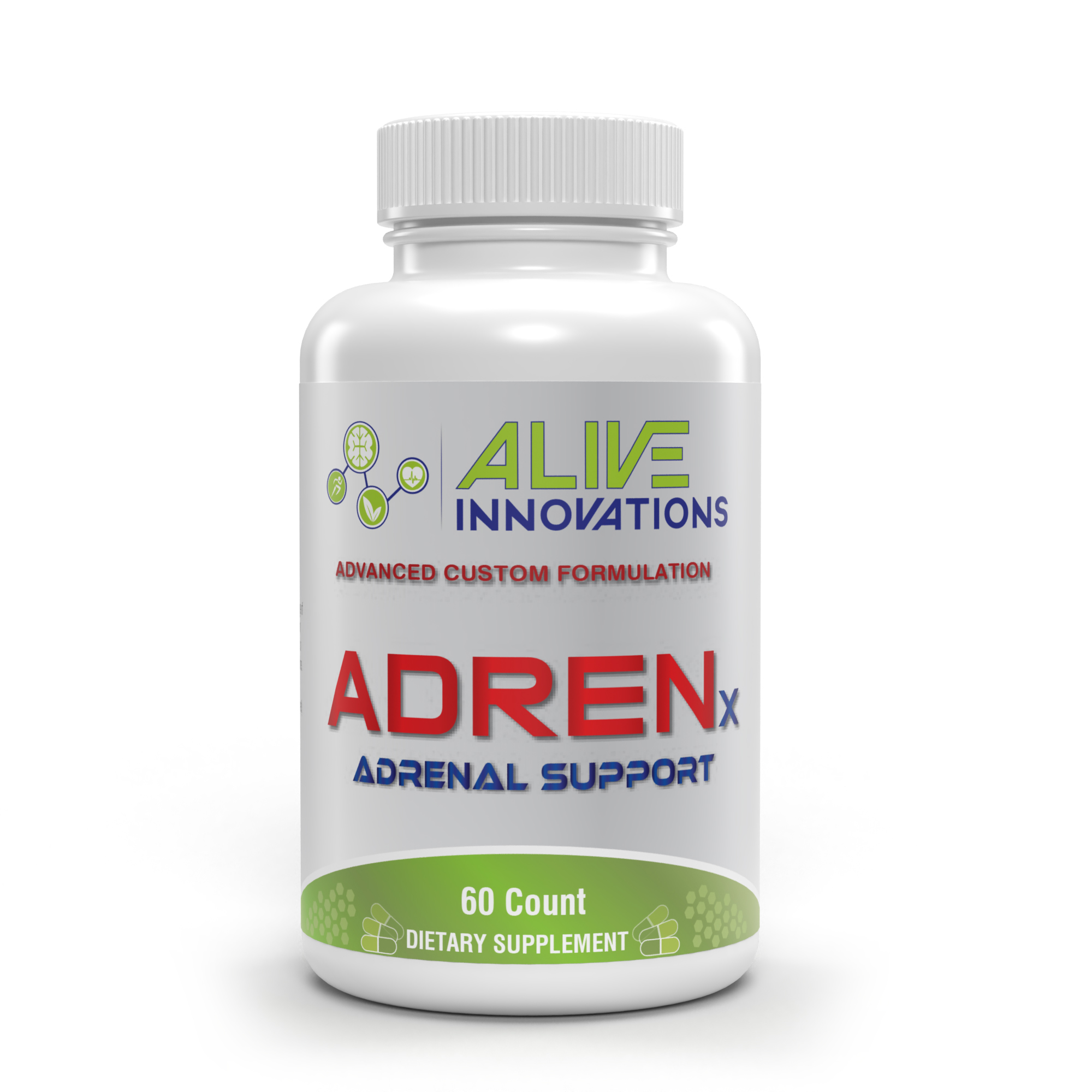 AdrenX – Natural Adrenal Support Formula | Boost Energy & Stress Response (60 Capsules)